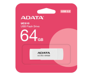 Pendrive (pamięć USB) ADATA 64GB UC310 biały (USB 3.2)